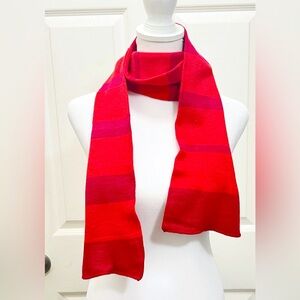 Xhilaration Red Pink Winter acrylic Scarf